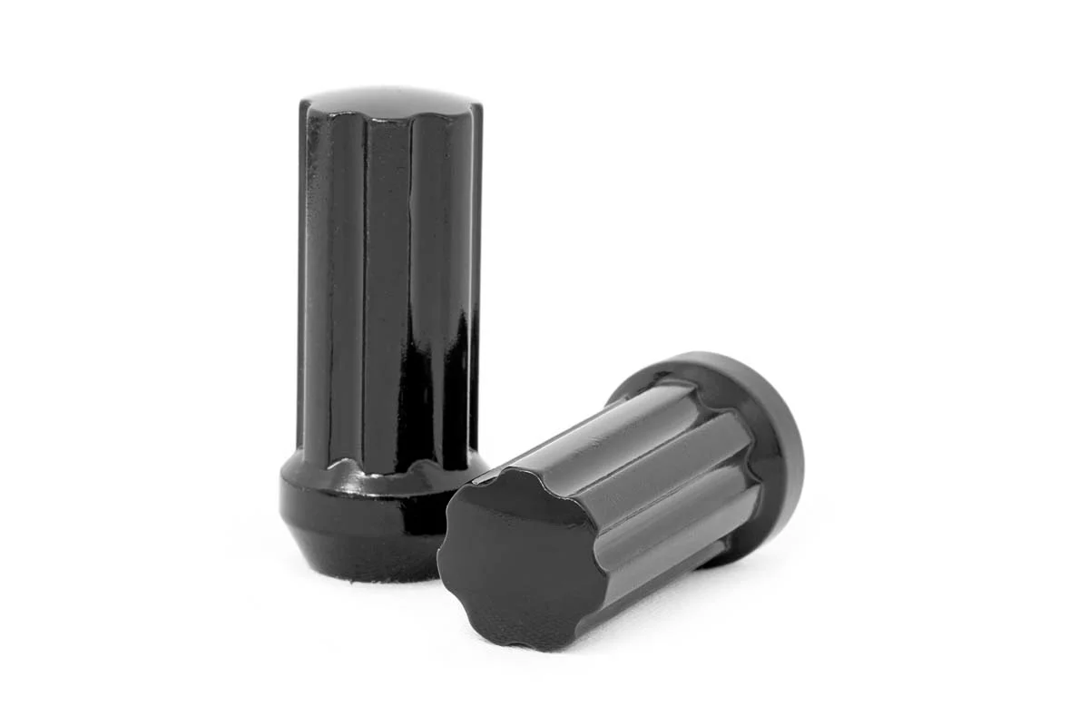 M12 x 1.5 Lug Nut Set of 24 Black Rough Country - 121524BLK - Image 3