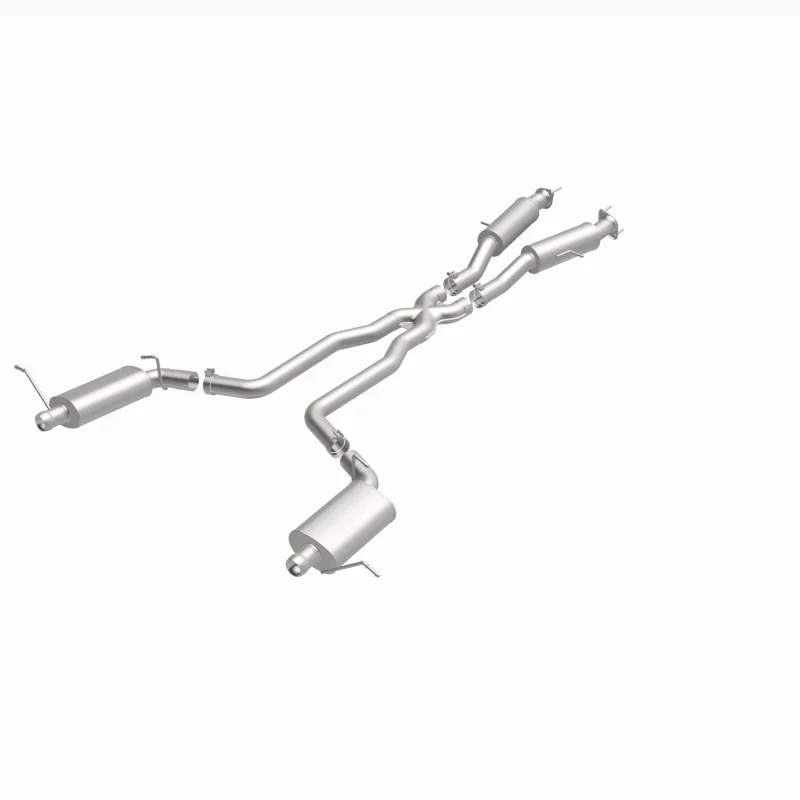 MagnaFlow 12 Jeep Grand Cherokee V8 6.4L Dual Split Rear Exit Stainless Cat Back Performance Exhaust - Image 16