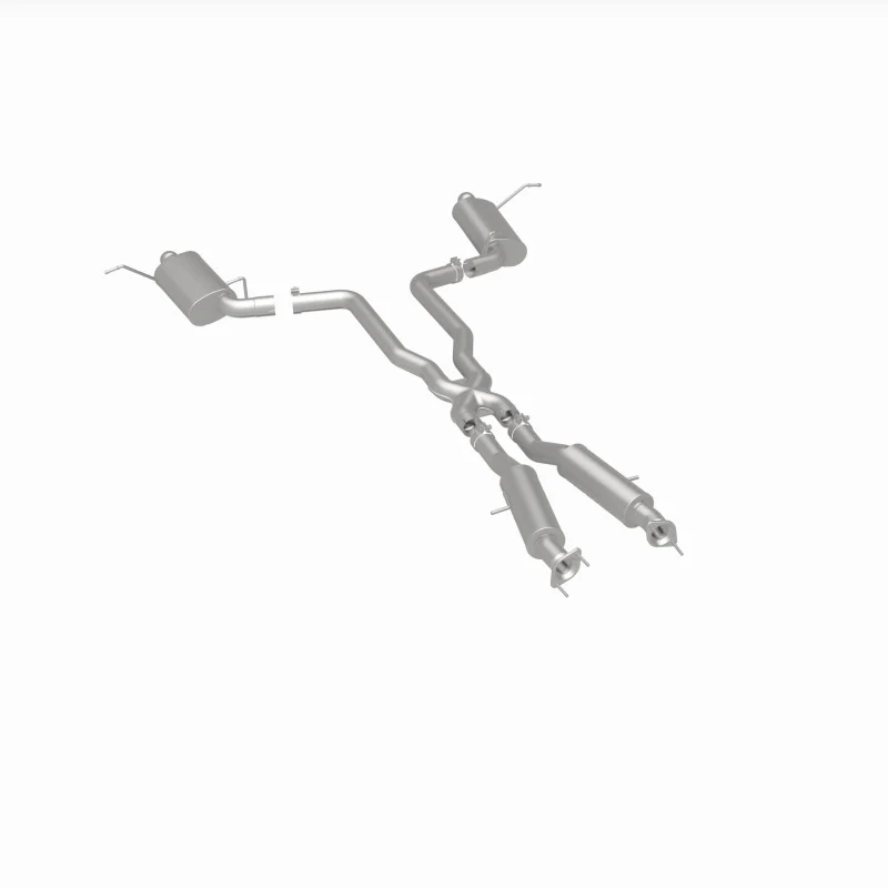 MagnaFlow 12 Jeep Grand Cherokee V8 6.4L Dual Split Rear Exit Stainless Cat Back Performance Exhaust - Image 29