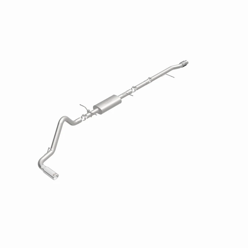 Magnaflow 14 Chevy Silverado V8 5.3L CC/EC Cab Single P/S Rear Exit Stainless Cat Back Perf Exhaust - Image 11