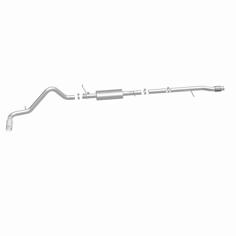 Magnaflow 14 Chevy Silverado V8 5.3L CC/EC Cab Single P/S Rear Exit Stainless Cat Back Perf Exhaust - Image 12