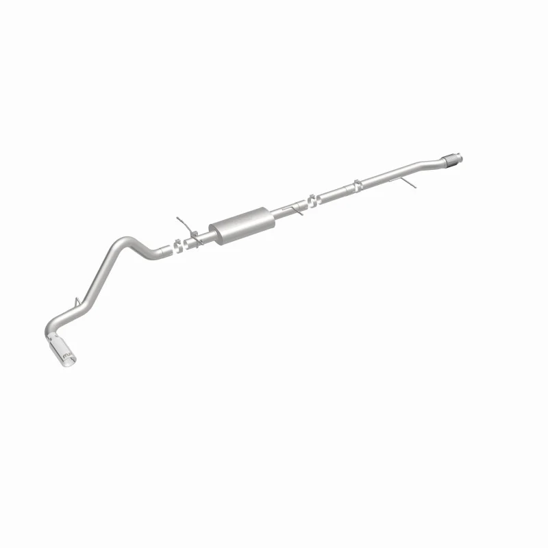 Magnaflow 14 Chevy Silverado V8 5.3L CC/EC Cab Single P/S Rear Exit Stainless Cat Back Perf Exhaust - Image 17