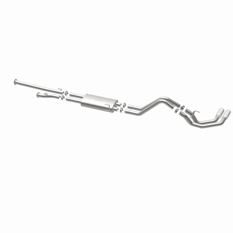 MagnaFlow 14 Toyota Tundra V8 4.6L/5.7L Stainless C/b Exhaust Dual same side pass. rear tire - Image 11