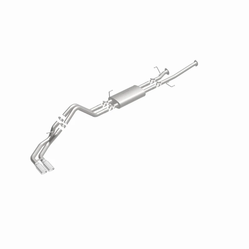 MagnaFlow 14 Toyota Tundra V8 4.6L/5.7L Stainless C/b Exhaust Dual same side pass. rear tire - Image 14