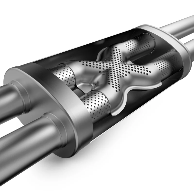 MagnaFlow 14 Toyota Tundra V8 4.6L/5.7L Stainless C/b Exhaust Dual same side pass. rear tire - Image 39