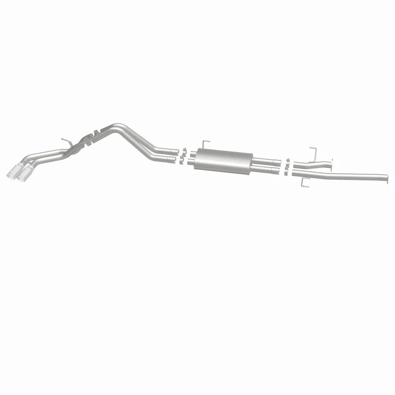 MagnaFlow 14 Toyota Tundra V8 4.6L/5.7L Stainless C/b Exhaust Dual same side pass. rear tire - Image 6
