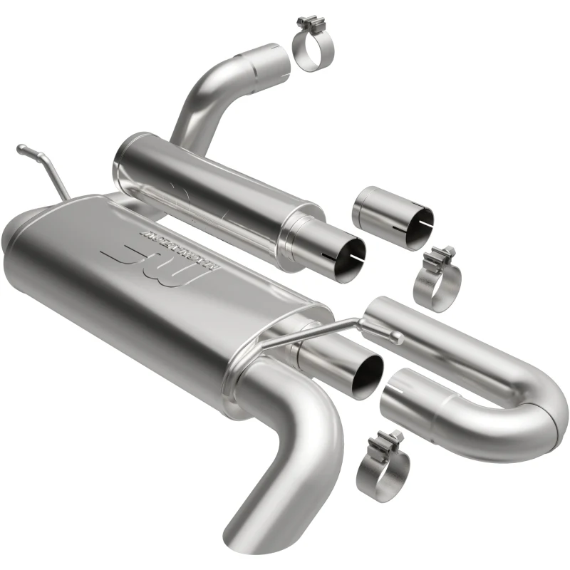 MagnaFlow 18-23 Jeep Wrangler JL 2.0L/3.6L Overland Series Axle-Back Exhaust - Image 2