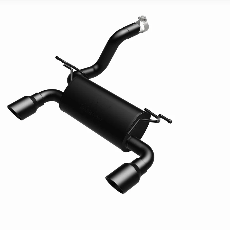 MagnaFlow 2018+ Jeep Wrangler 3.6L Dual Black Tip Axle-Back Exhaust - Image 18