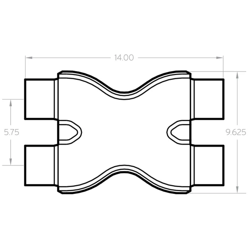 MagnaFlow Smooth Trans X 3/3 X 14 SS - Image 34