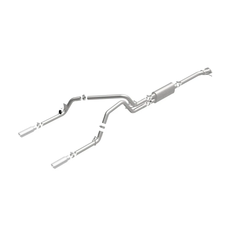 MagnaFlow Stainless Cat-Back Exhaust 2015 Chevy Colorado/GMC Canyon Dual Split Rear Exit 3.5in - Image 17