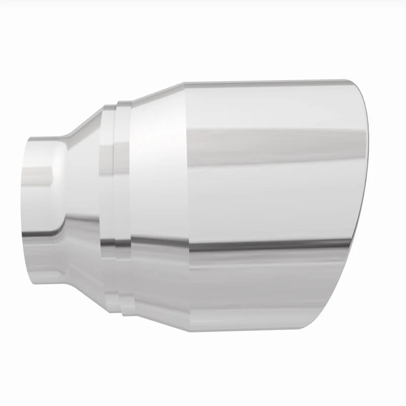 MagnaFlow Tip Stainless Double Wall Round Single Outlet Polished 4.5in DIA 2.5in Inlet 5.75in Length - Image 13