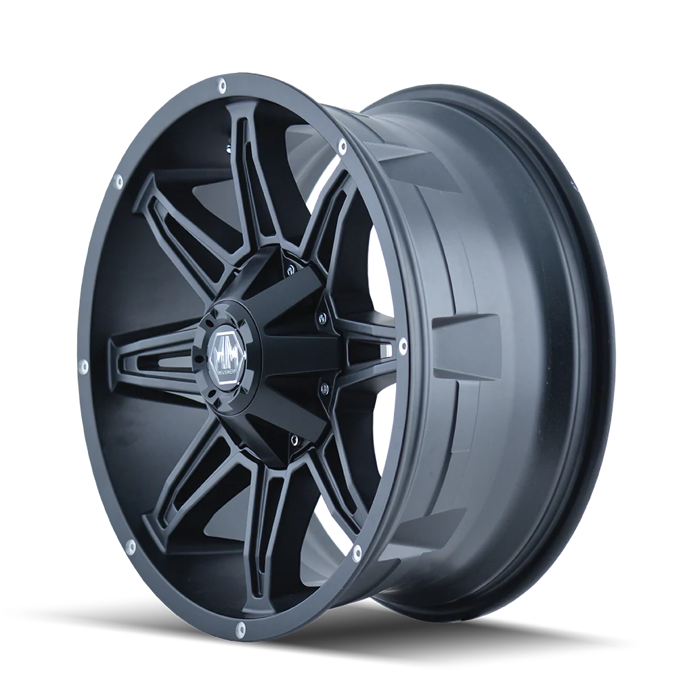 MAYHEM RAMPAGE 8090 MATTE BLACK 20X9 8-165.1 18MM 130.8MM - 8090-2981MB18 - Mayhem - Image 2