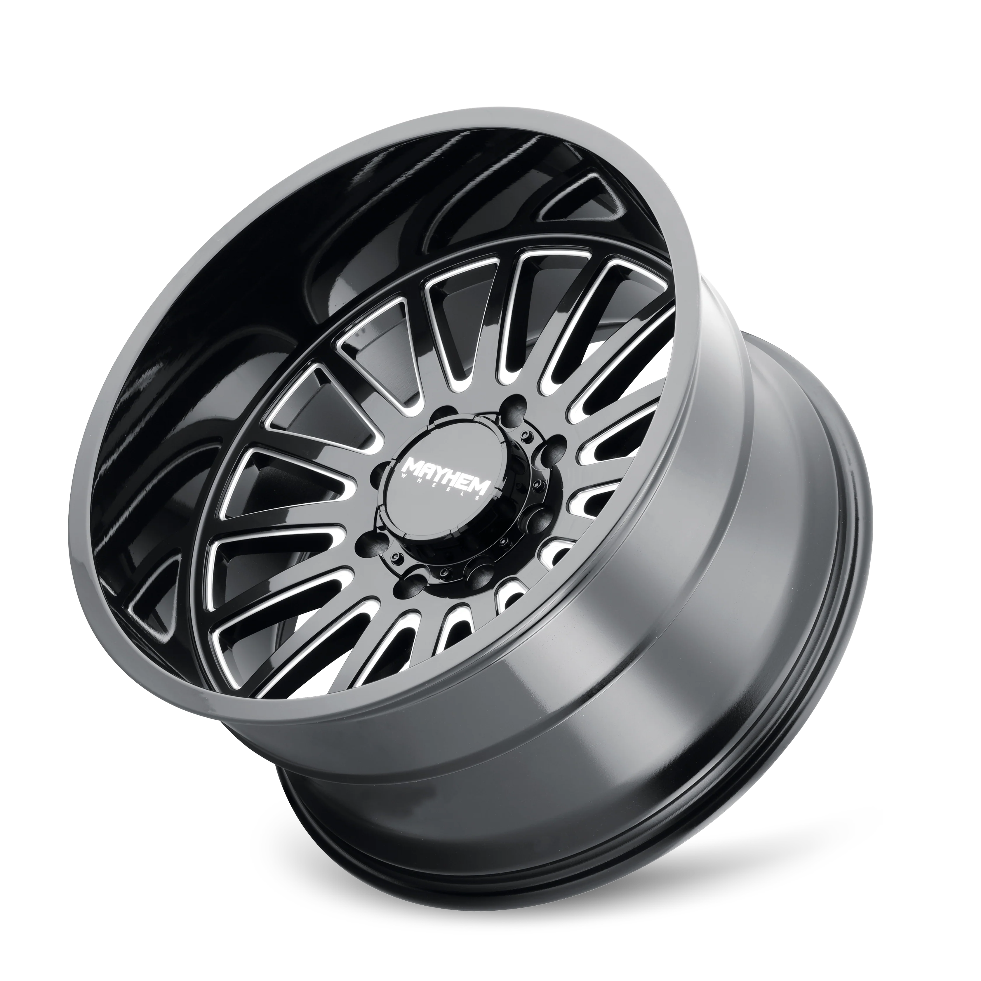 MAYHEM UTOPIA 8114 GLOSS BLACK MILLED 20X9 8-180 18MM 124.2MM - 8114-2978BM18 - Mayhem - Image 3