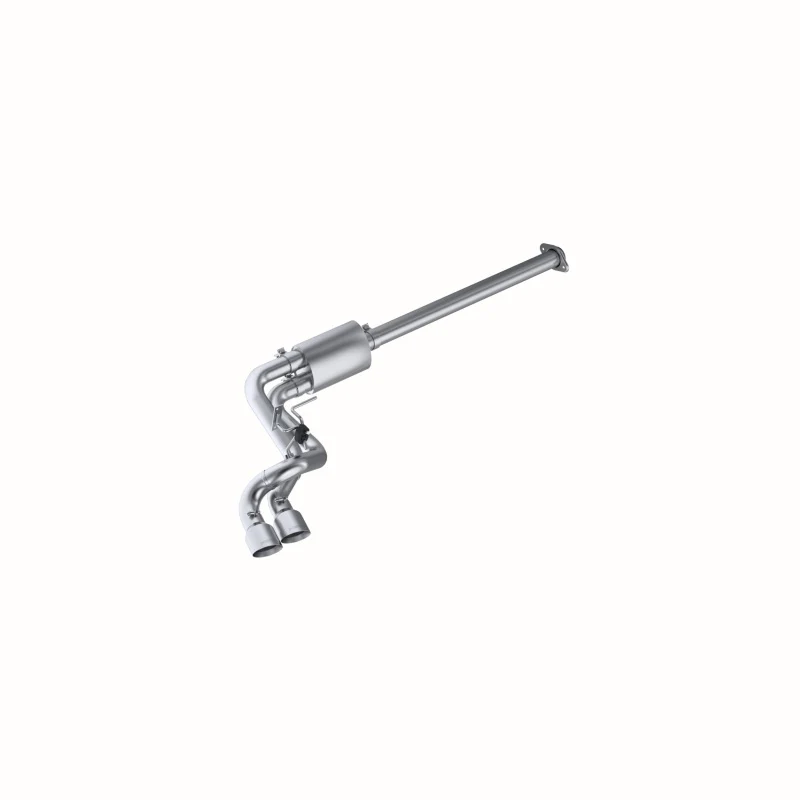MBRP 09-14 Ford F150 T304 Pre-Axle 4.5in OD Tips Dual Outlet 3in Cat Back Exhaust - Image 2