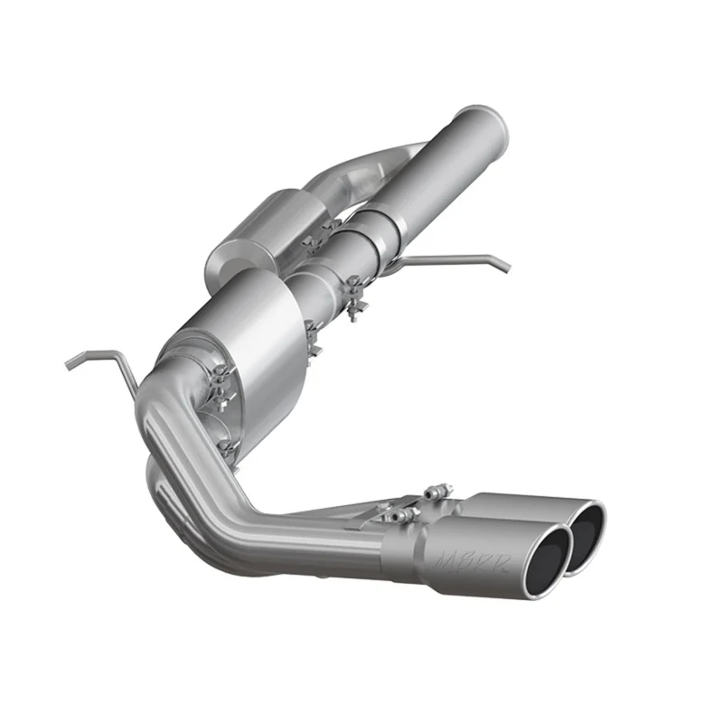 MBRP 09+ Chevrolet Silverado 1500 3in Cat Back Pre-Axle Dual Outlet w/ 4in Tip - T304 - Image 3