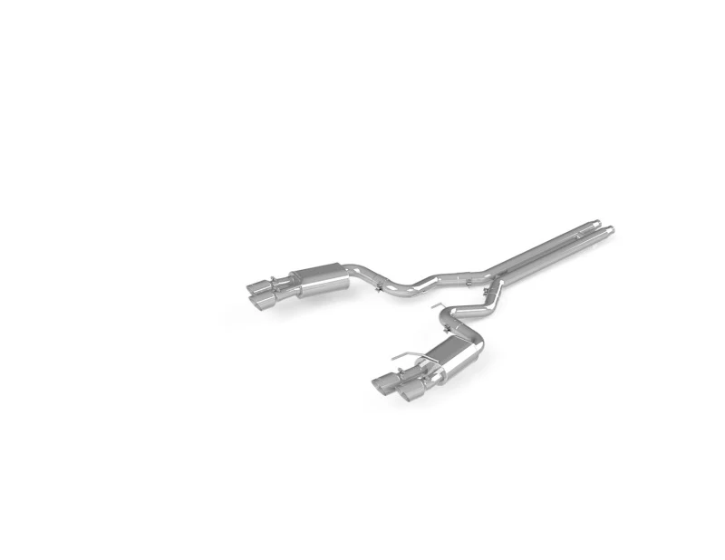 MBRP 18-19 Ford Mustang GT 5.0 3in Dual Split Rear Cat Back w/ Quad 4.0in Dual Wall Tips- T304 - Image 2