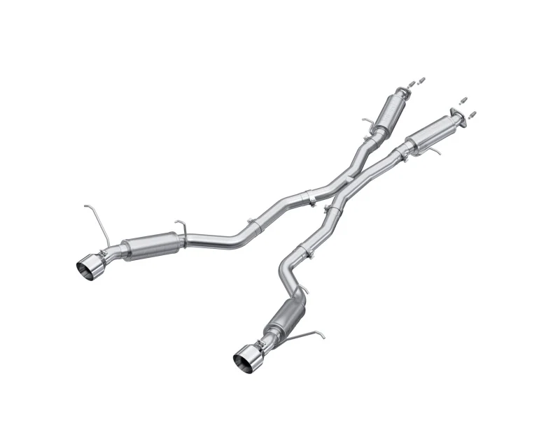 MBRP 2012+ Jeep Grand Cherokee SRT 6.4L 3in Dual Rear Exit Aluminized Catback Exhaust - T304 Tips - Image 2