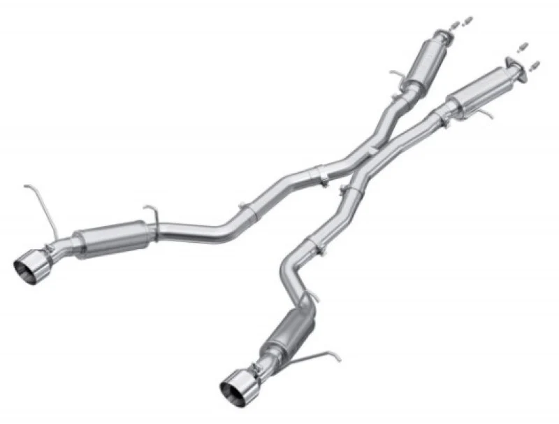 MBRP 2012+ Jeep Grand Cherokee SRT 6.4L 3in Dual Rear Exit Aluminized Catback Exhaust - T304 Tips - Image 6