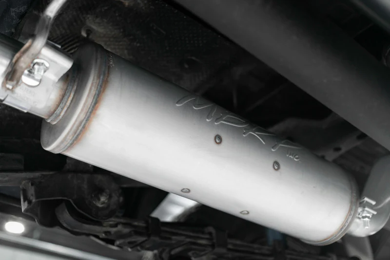 MBRP 2016 Toyota Tacoma 3.5L Cat Back Single Side Exit Black Exhaust System - Image 4