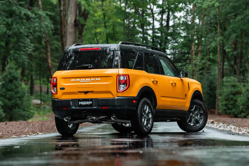 MBRP 2021+ Ford Bronco Sport (1.5L / 2.0L EcoBoost) 2.5in Res-Back Exhaust - Dual Rear - Alum. Steel - Image 6