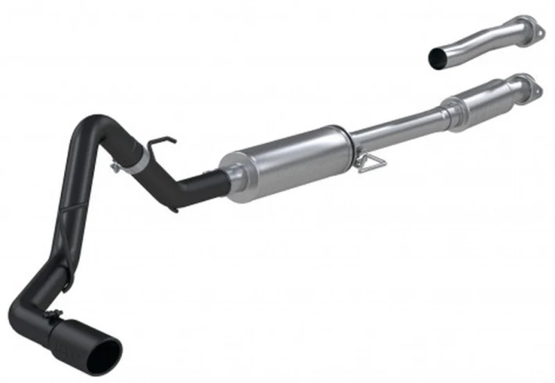 MBRP 2021+ Ford F-150 2.7L/ 3.5L Ecoboost 5.0L Single Side 3in Black Coated Catback Exhaust - Image 5