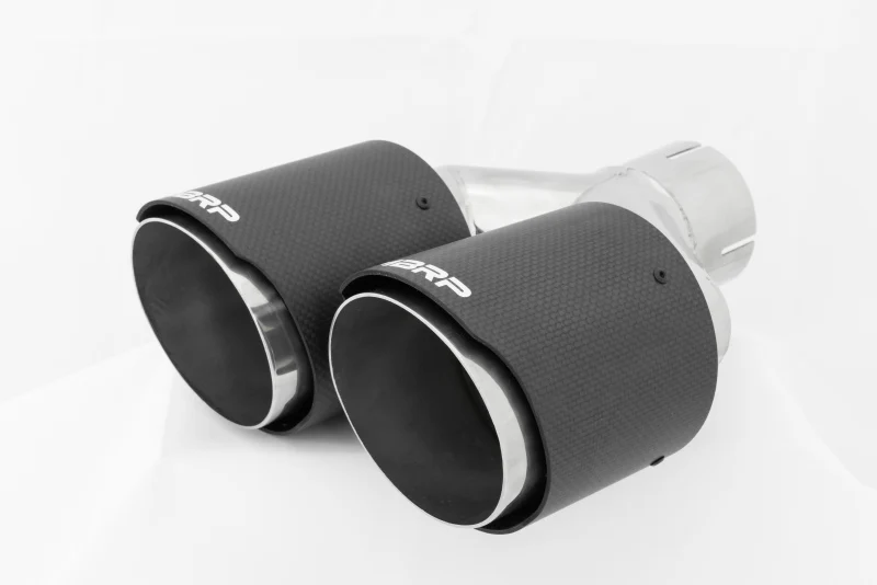 MBRP Universal Carbon Fiber Dual Tip 4in OD/2.5in Inlet - Image 2