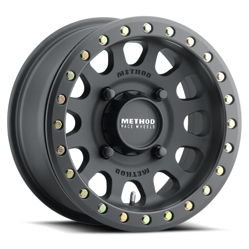 Method MR401 UTV Beadlock 15x6 / 5+1/49mm Offset / 5x4.5 / 72mm CB Matte Black Wheel