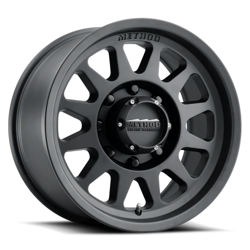 Method MR704 HD 17x9 18mm Offset 8x180 130.81mm CB Matte Black Wheel