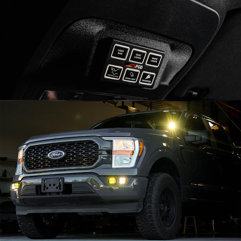 Mini 6 SourceLT Vehicle Specific Kit - Ford 2021-on F-150; F-150 Raptor sPOD - 870088