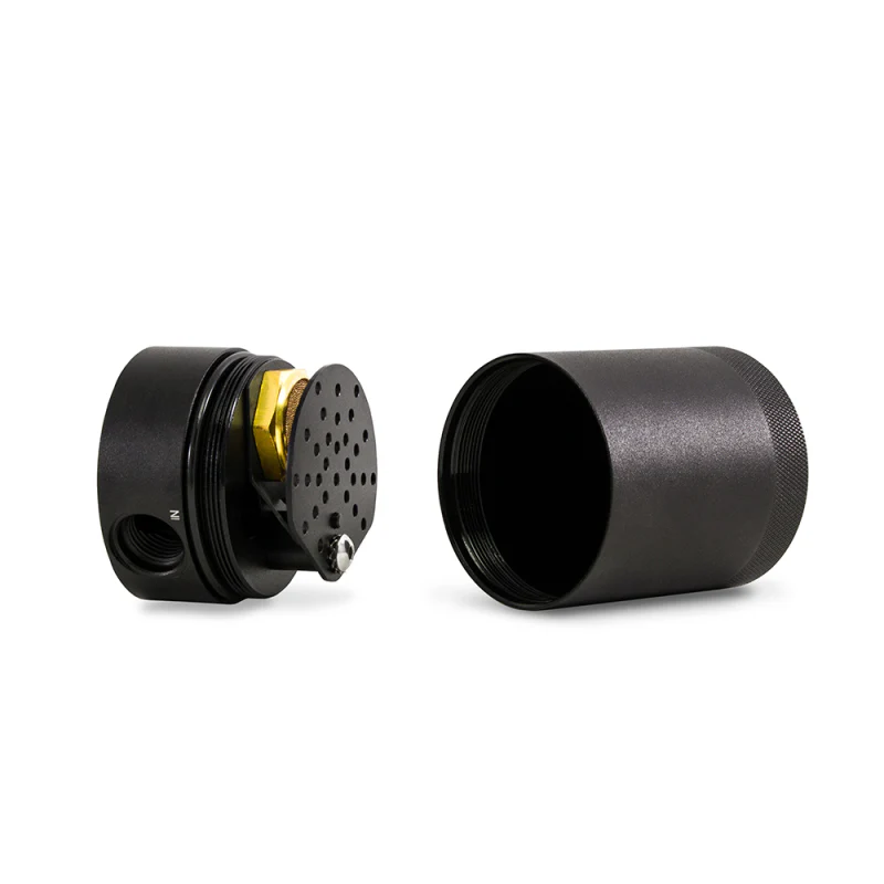 Mishimoto 2021+ Ford Bronco 2.3L Baffled Oil Catch Can - PCV Side - Black - Image 5