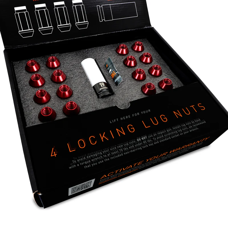 Mishimoto Aluminum Locking Lug Nuts M12x1.5 20pc Set Black - Image 3