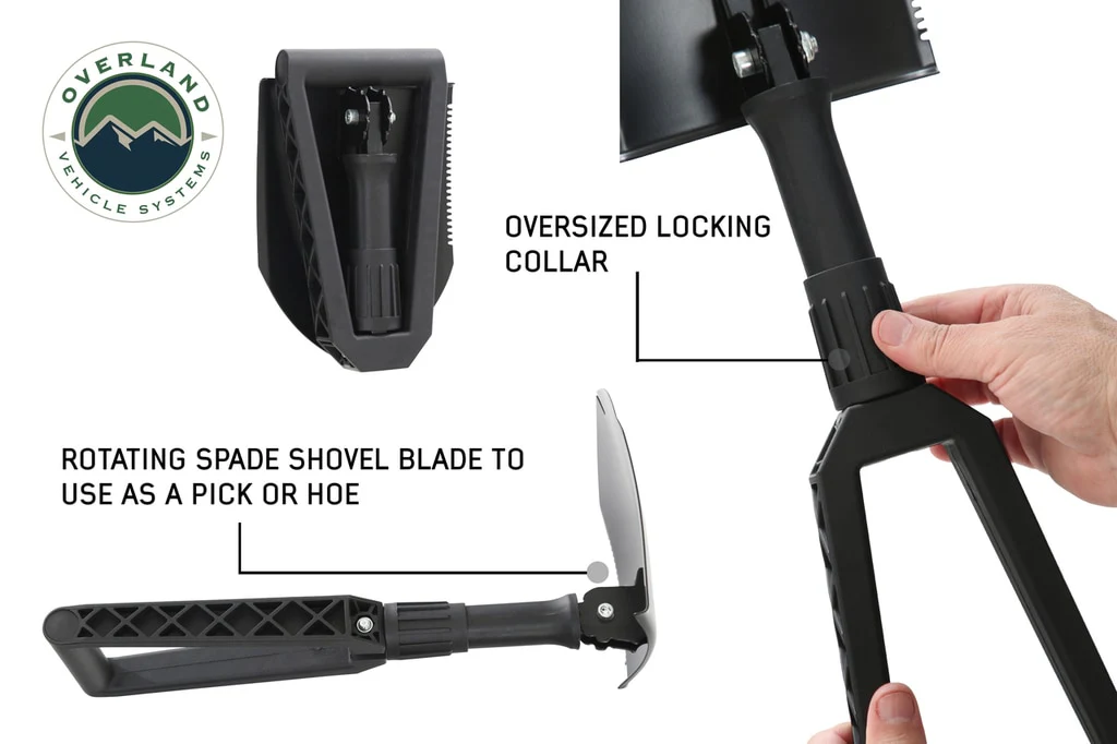 Multi Functional Military Style Utility Shovel for extreme Overland Vehicle Systems - 19049901 - Image 4