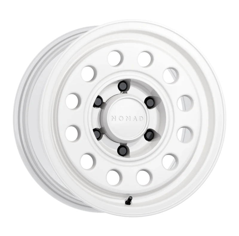 Nomad N501SA Convoy 15x7in / 6x139.7 BP / -10mm Offset / 107.95mm Bore - Gloss White Wheel