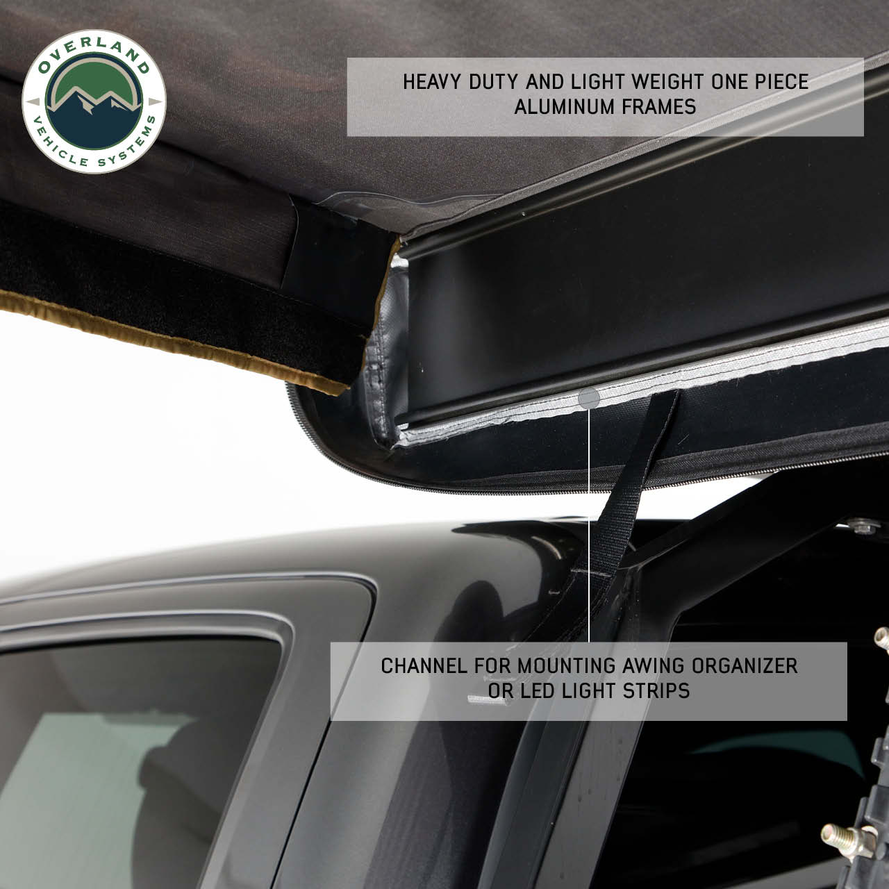 Nomadic 270 LTE Passenger Side 270 Degree Awning Overland Vehicle Systems - 19689909 - Image 8