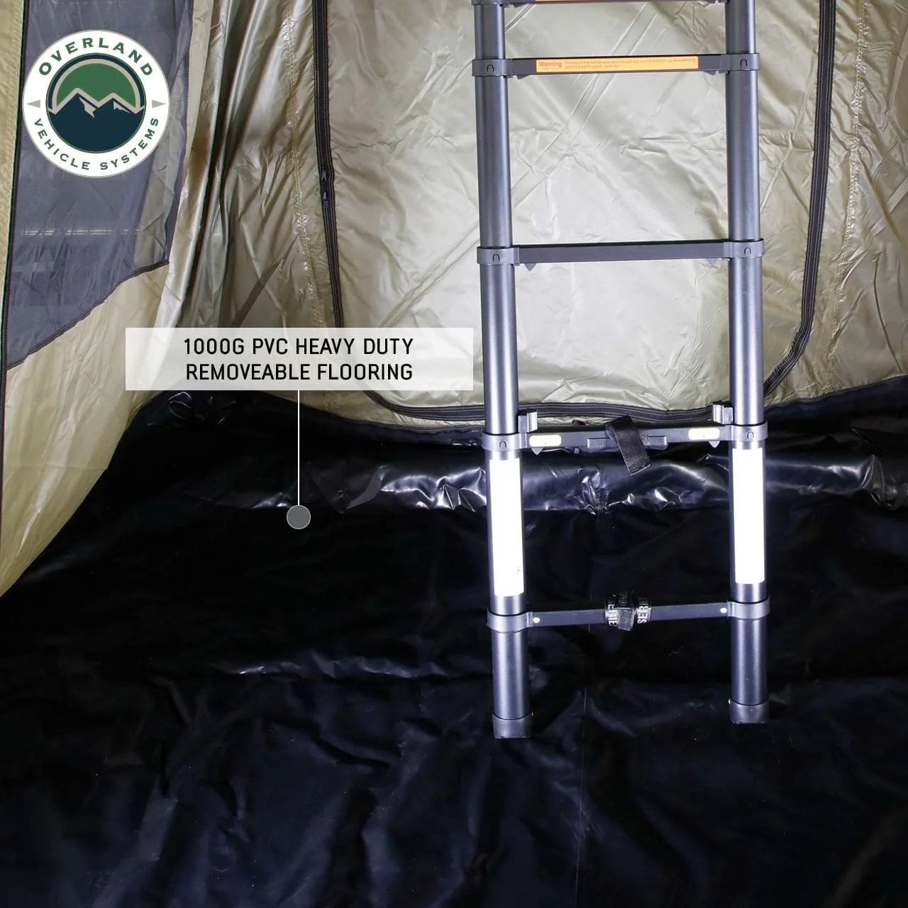 Nomadic 3 Roof Top Tent Annex Room With Floor & Cover Overland Vehicle Systems - 18539936 - Image 8