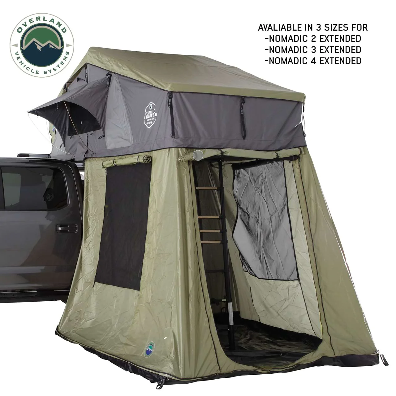 Nomadic 4 Roof Top Tent Annex - 4 Person Roof Top Tent Annex Overland Vehicle Systems - 18549936 - Image 11