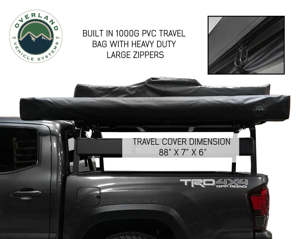 Nomadic Awning 270 Degree - Driver Side Dark Gray Overland Vehicle Systems - 19519907 - Image 16