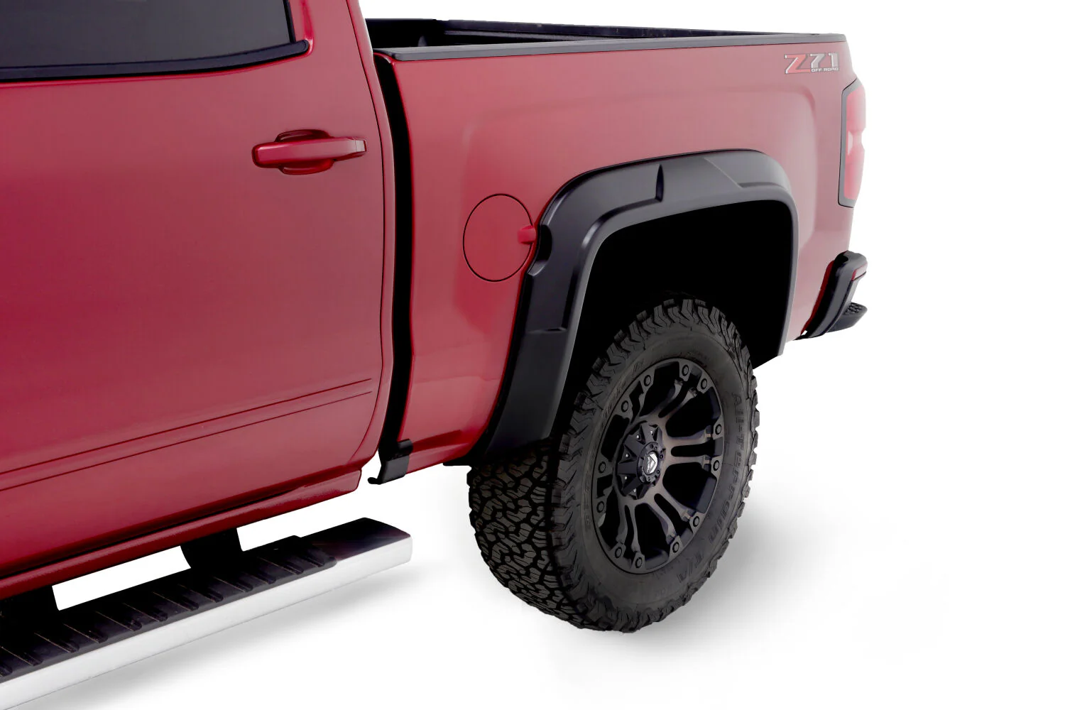 OE Style Fender Flares Black Smooth Finish 4-Piece Set For 2007-2011 Yukon Husky Liners - 2804922