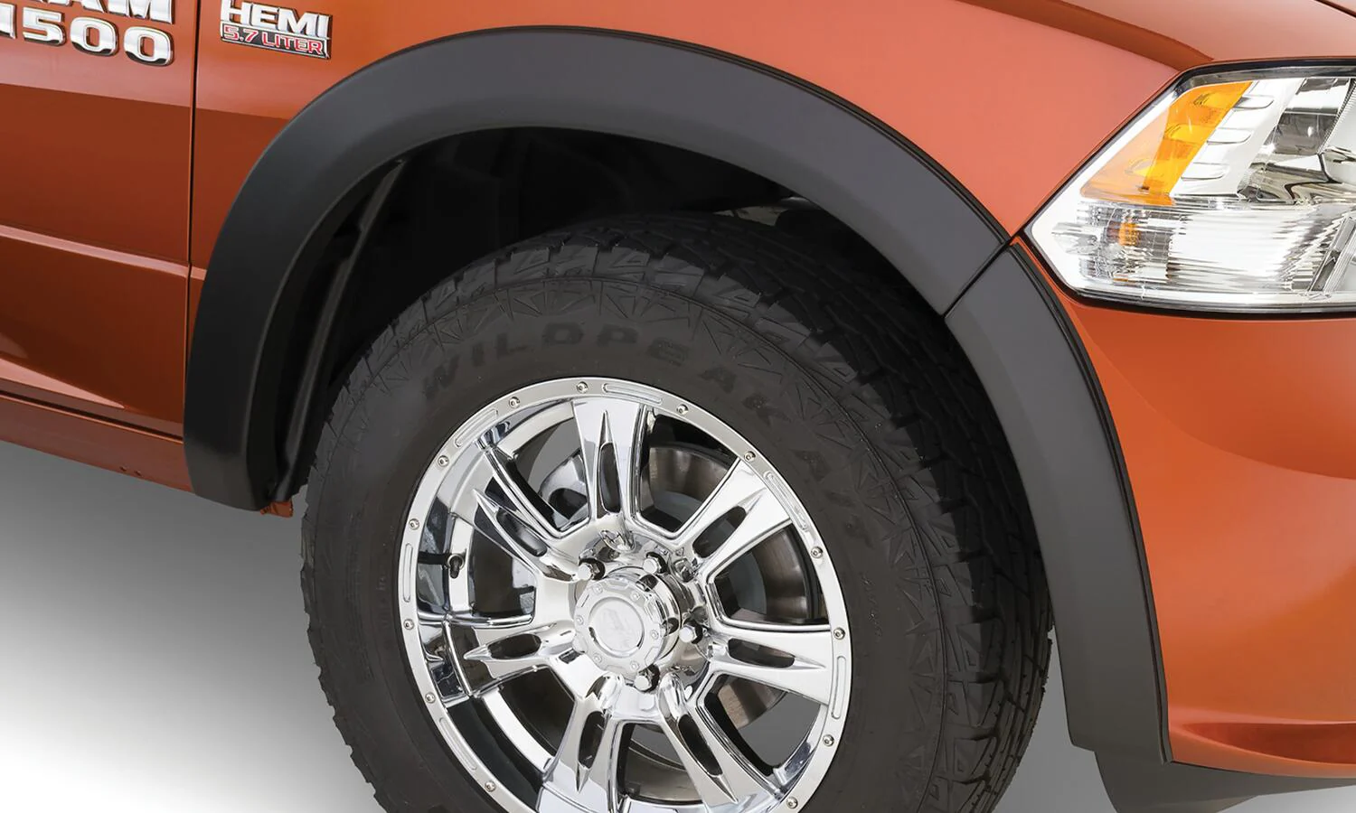 OE Style Fender Flares Black Smooth Finish 4-Piece Set For 2009-2023 Ram 1500, 1500 Classic Husky Liners - 2805920