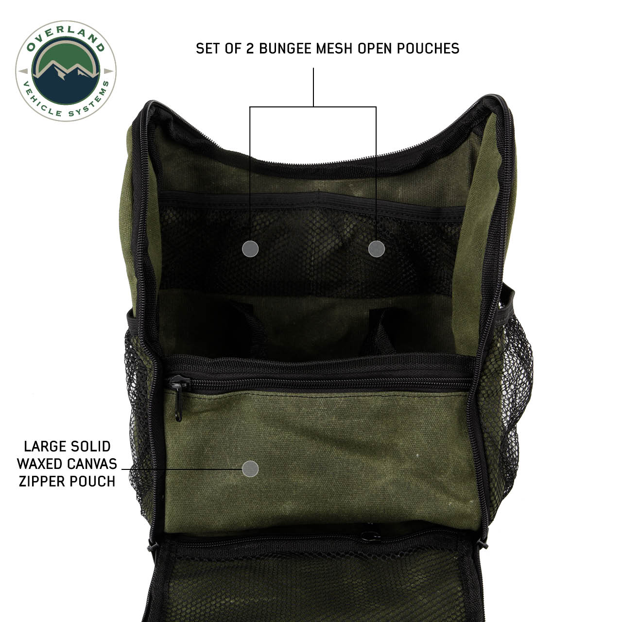 Organize With Overland Vehicle Systems Wax Canvas Overnight Bag Overland Vehicle Systems - 21039941 - Image 8