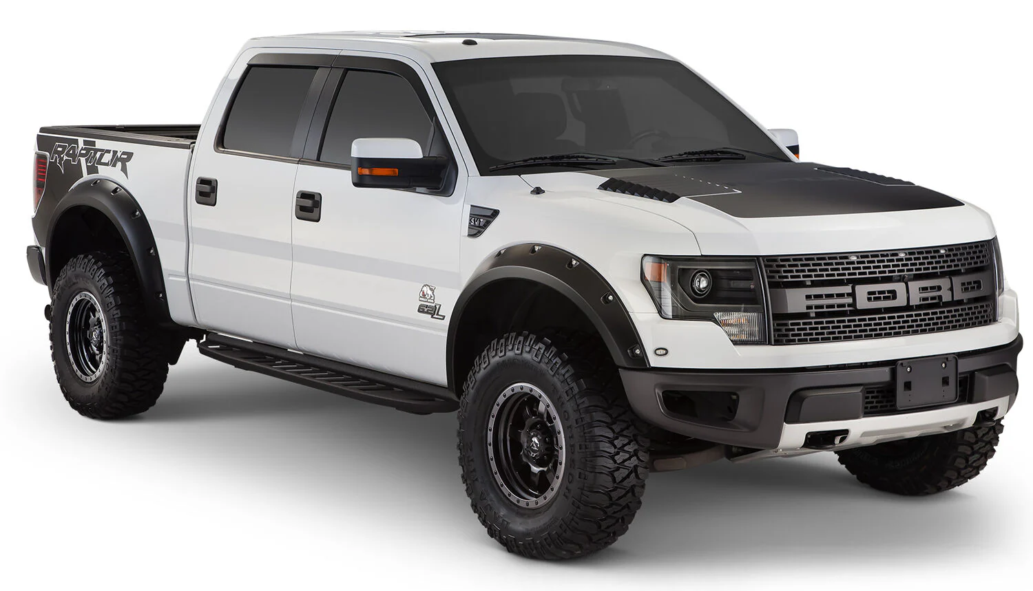 Pocket Style Fender Flare 4 PC Set For 2010-2014 F-150 Husky Liners - 2802938