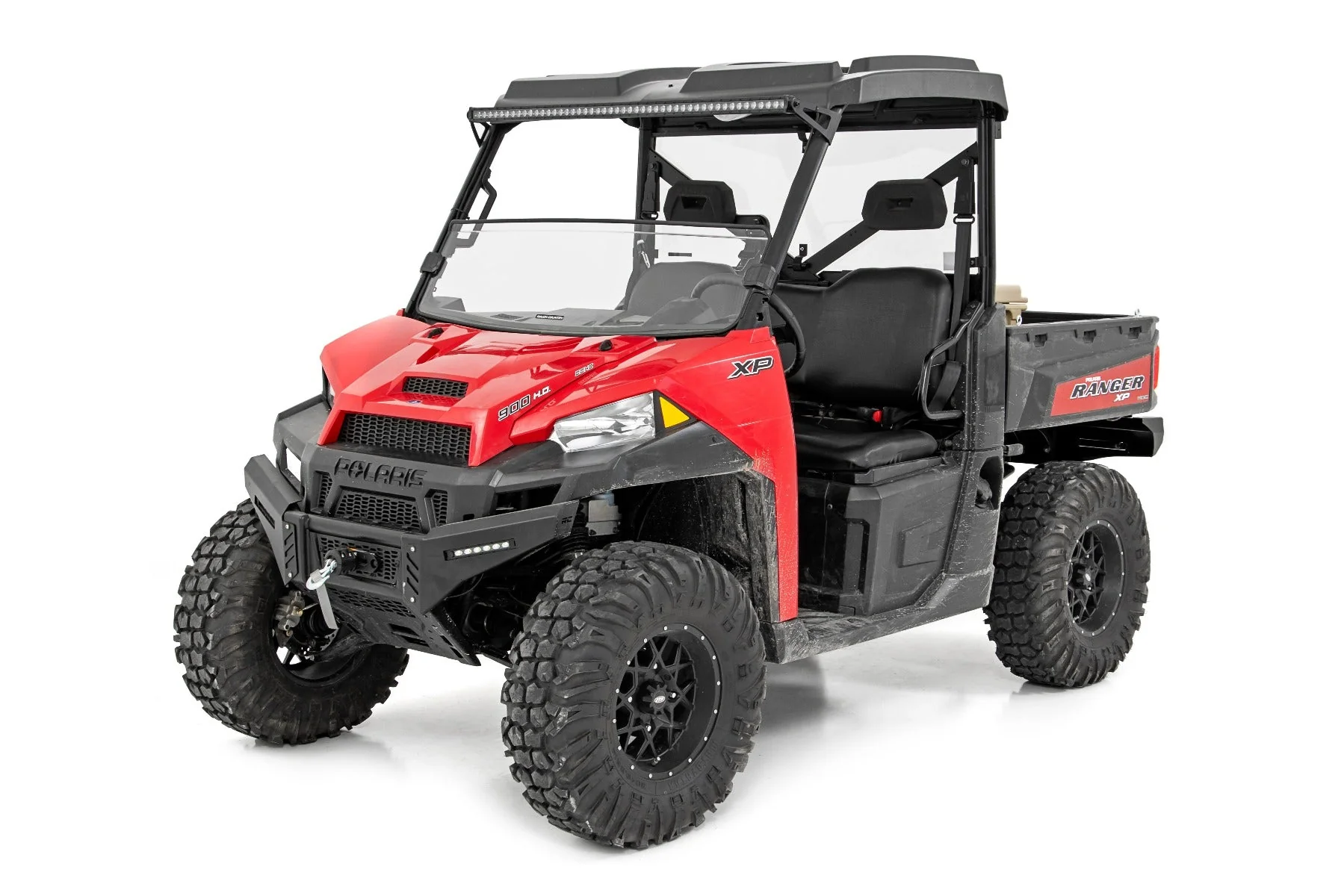 Polaris Front Bumper Panels w/ 6.0 Inch LED Light Bars (13-19 Ranger) Rough Country - 93044 - Image 3
