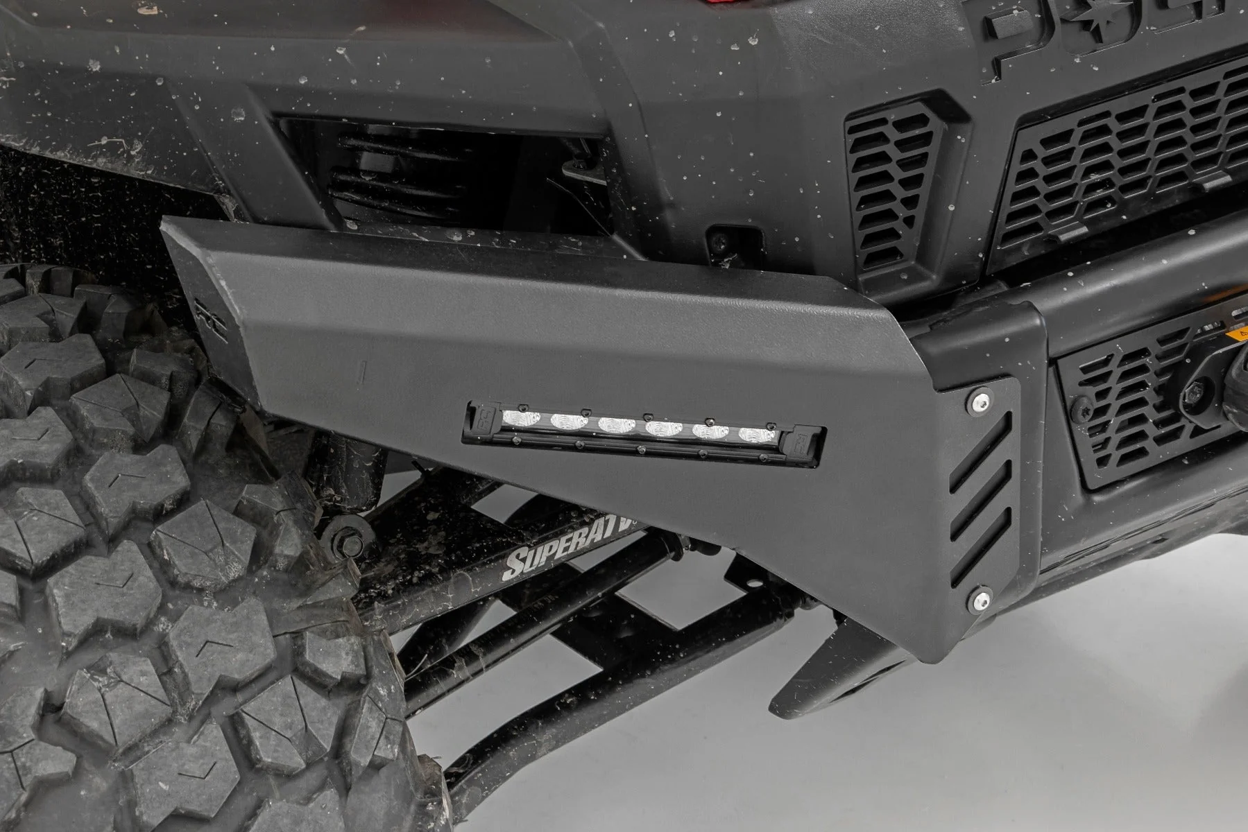 Polaris Front Bumper Panels w/ 6.0 Inch LED Light Bars (13-19 Ranger) Rough Country - 93044 - Image 5