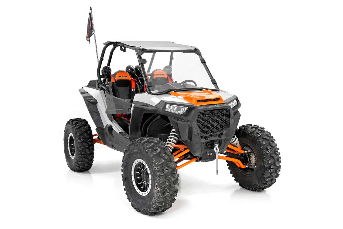 Polaris RZR Scratch Resistant Full Windshield For 2014-Pres Polaris Rzr 1000/900 Rough Country - 98141810