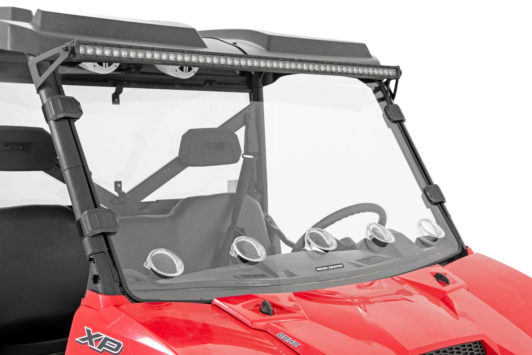 Polaris Scratch Resistant Full Vented Windshield For 16-18 Ranger 1000XP and 13-20 Ranger 900XP Rough Country - 98232010 - Image 111