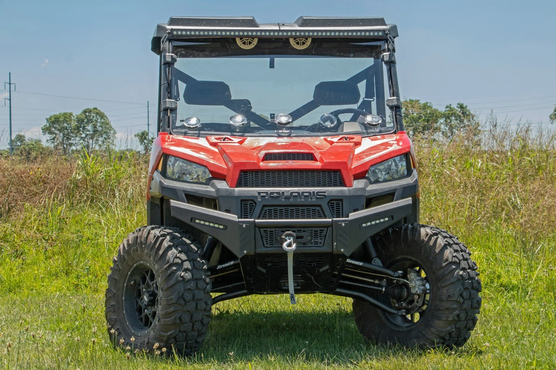 Polaris Scratch Resistant Full Vented Windshield For 16-18 Ranger 1000XP and 13-20 Ranger 900XP Rough Country - 98232010 - Image 27