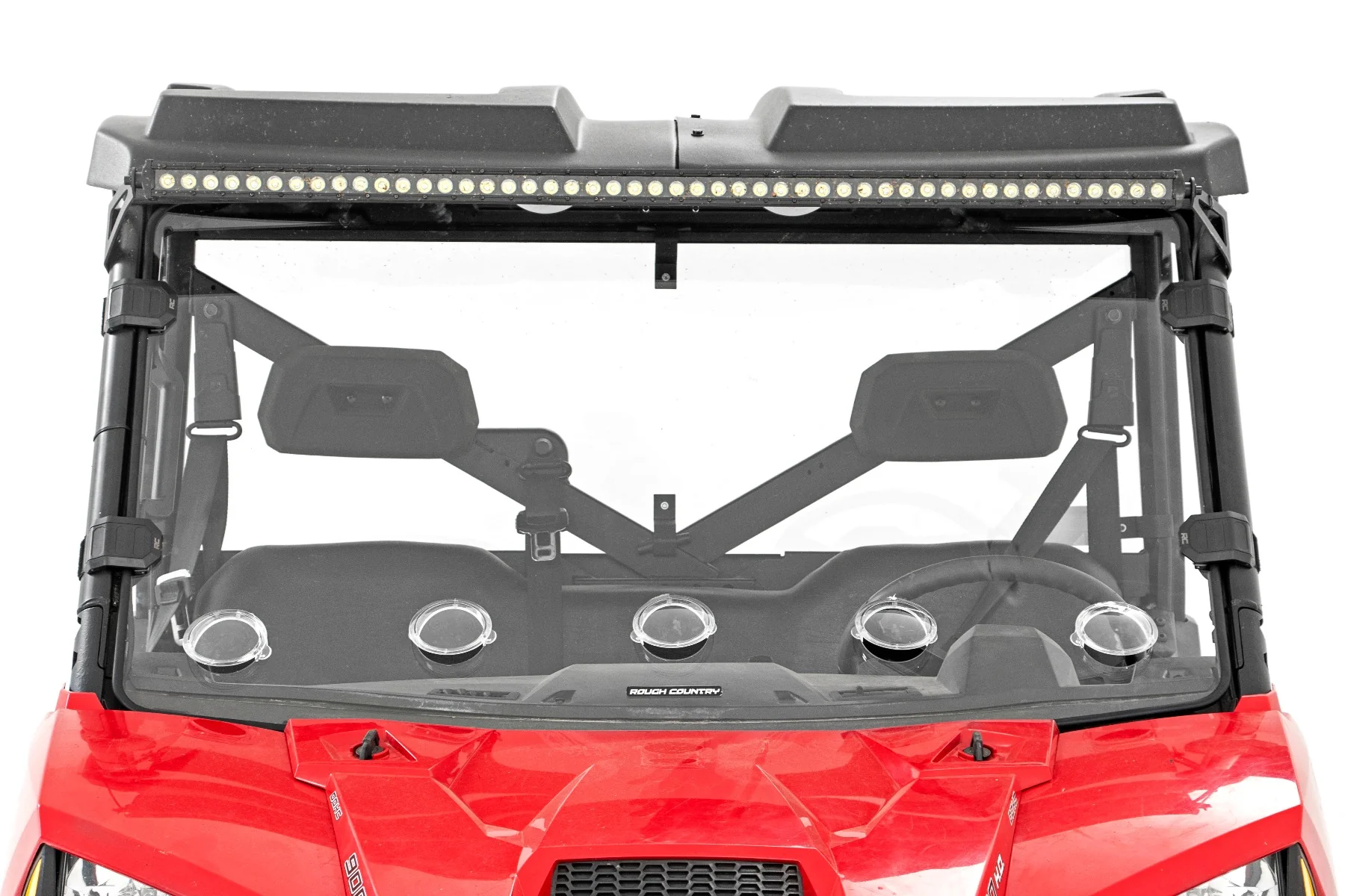 Polaris Scratch Resistant Full Vented Windshield For 16-18 Ranger 1000XP and 13-20 Ranger 900XP Rough Country - 98232010 - Image 73