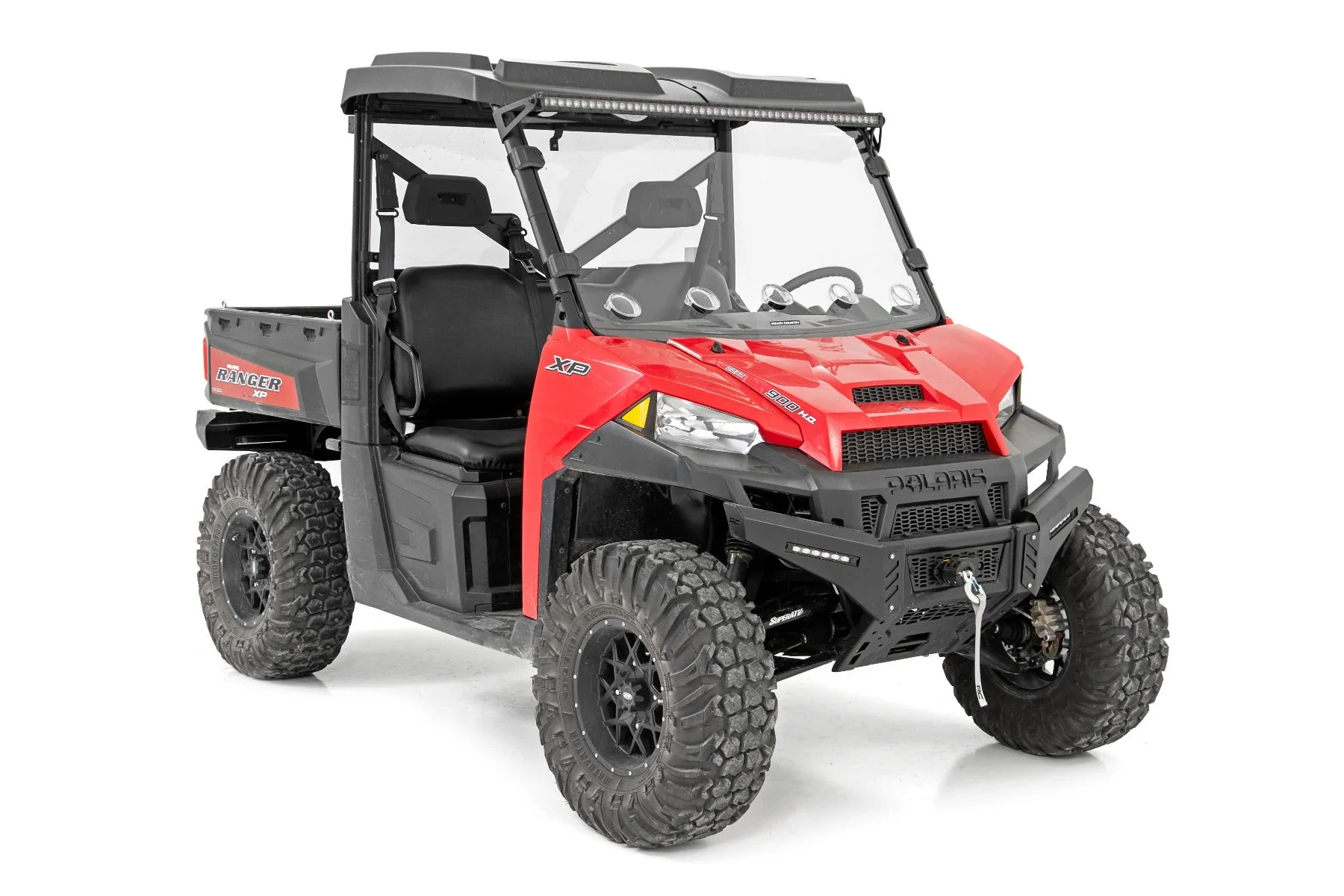 Polaris Scratch Resistant Full Vented Windshield For 16-18 Ranger 1000XP and 13-20 Ranger 900XP Rough Country - 98232010 - Image 9