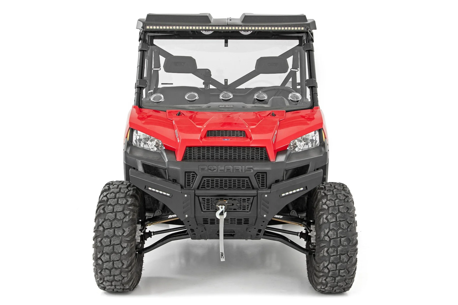 Polaris Scratch Resistant Full Vented Windshield For 16-18 Ranger 1000XP and 13-20 Ranger 900XP Rough Country - 98232010 - Image 94