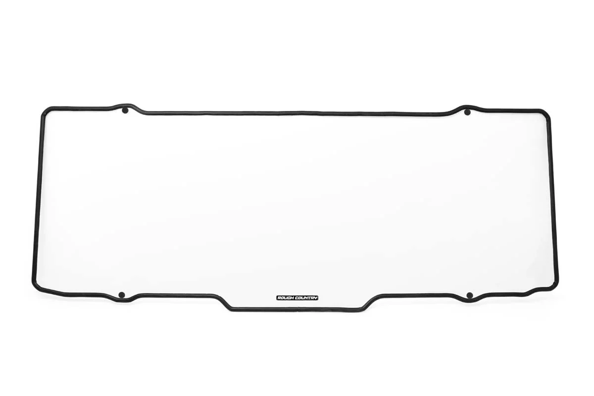 Polaris Scratch Resistant Rear Windshield Panel 16-20 Ranger 1000XP/13-20 Ranger 900XP Rough Country - 98132012 - Image 4